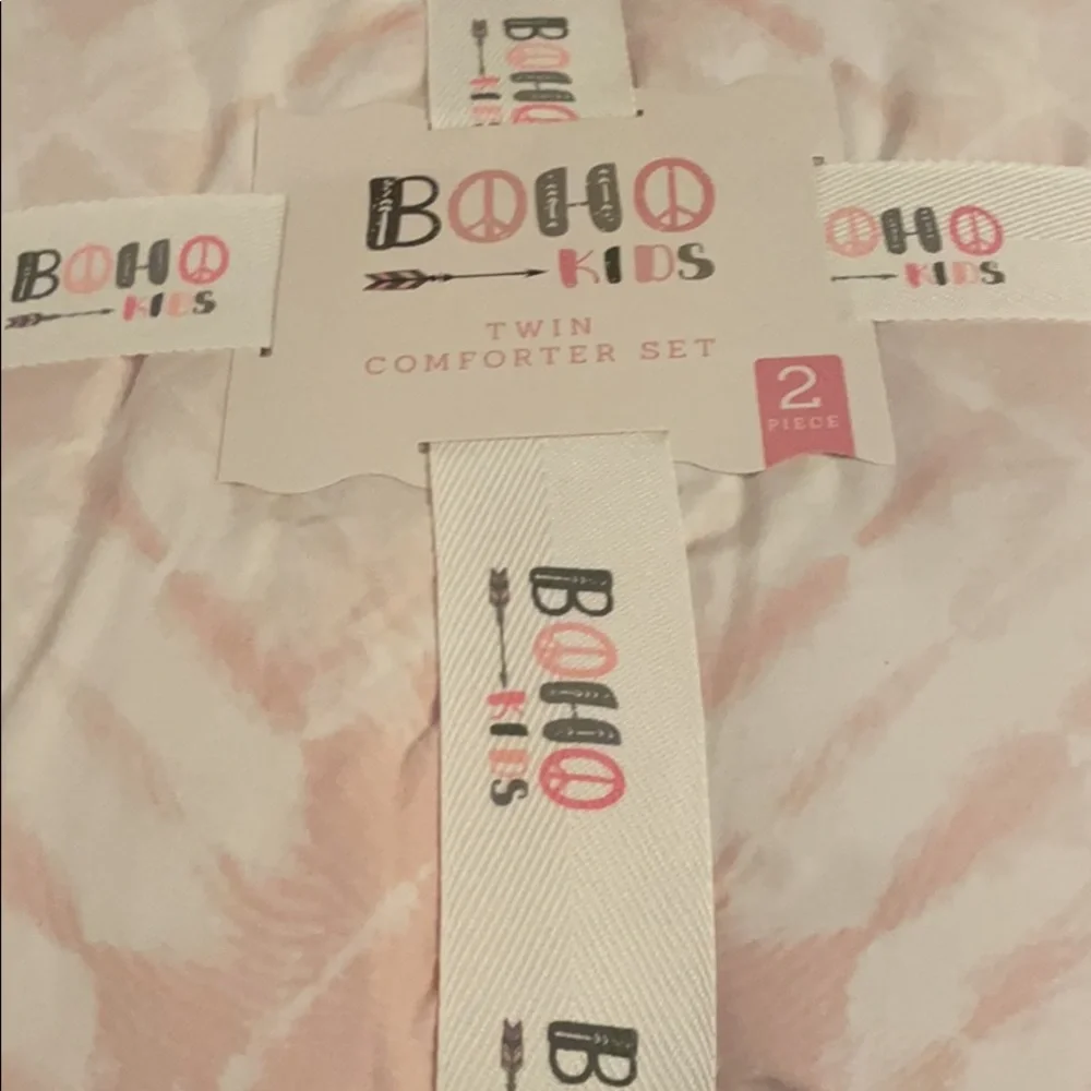 Boho kids twin comforter set super soft tie dye Comes with one comforter